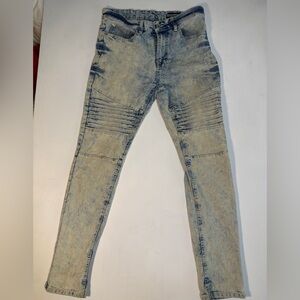 Vintage South Pole Men's Acid Wash Skinny Jeans